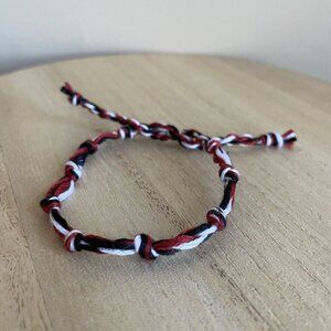 Maelys Bracelet, anklet, trendy, comfortable, tie, embroidery thread, woven, gif